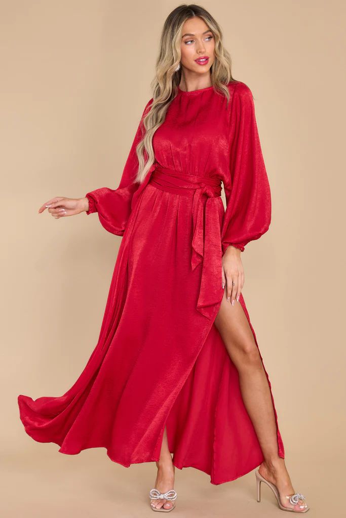 Like A Princess Red Maxi Dress | Red Dress 