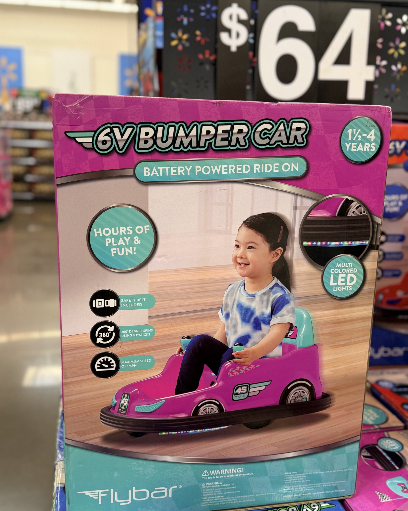 Kid Trax Bumper Cars For Kids 🎀💙

Kid Trax 6V bumper cars in pink and blue with 360 spin, LED lights, soft bumpers and safety belt. The cutest indoor ride on toy for toddlers and kids and such a fun holiday gift.

kid trax bumper car
toddler ride on toy
kids bumper car
walmart kids toys
holiday gift ideas

#LTKKids #LTKGiftGuide #LTKHoliday