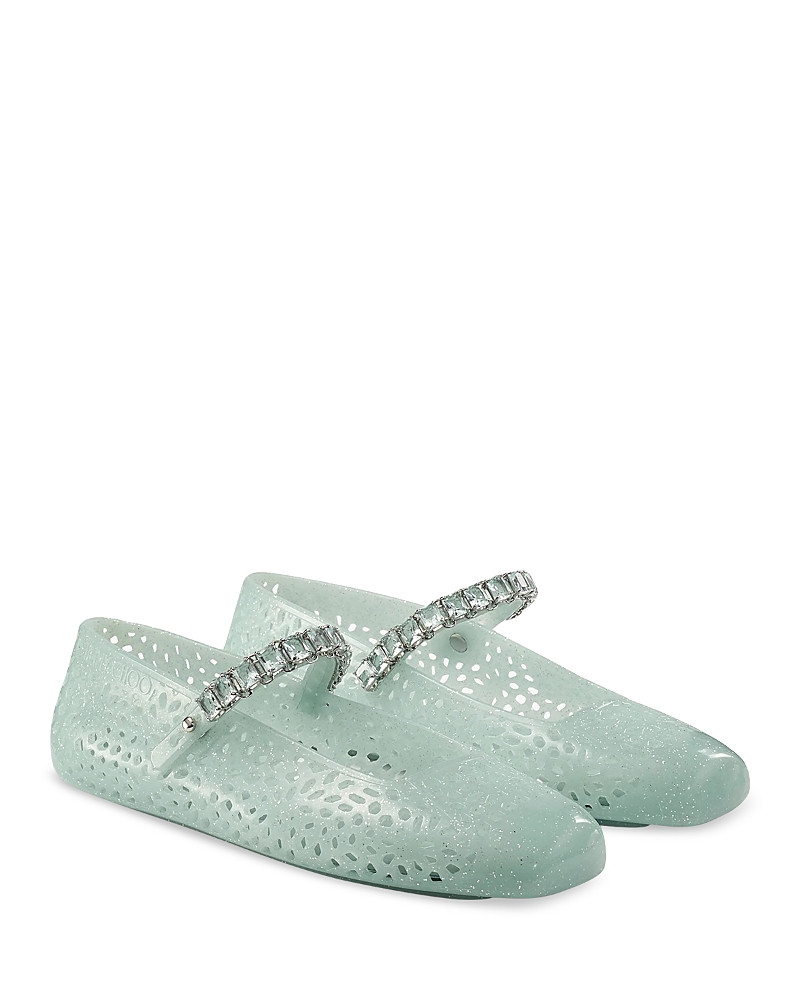 Jimmy Choo Women's The Jelly Transparent Crystal Ballet Flats | Bloomingdale's (US)