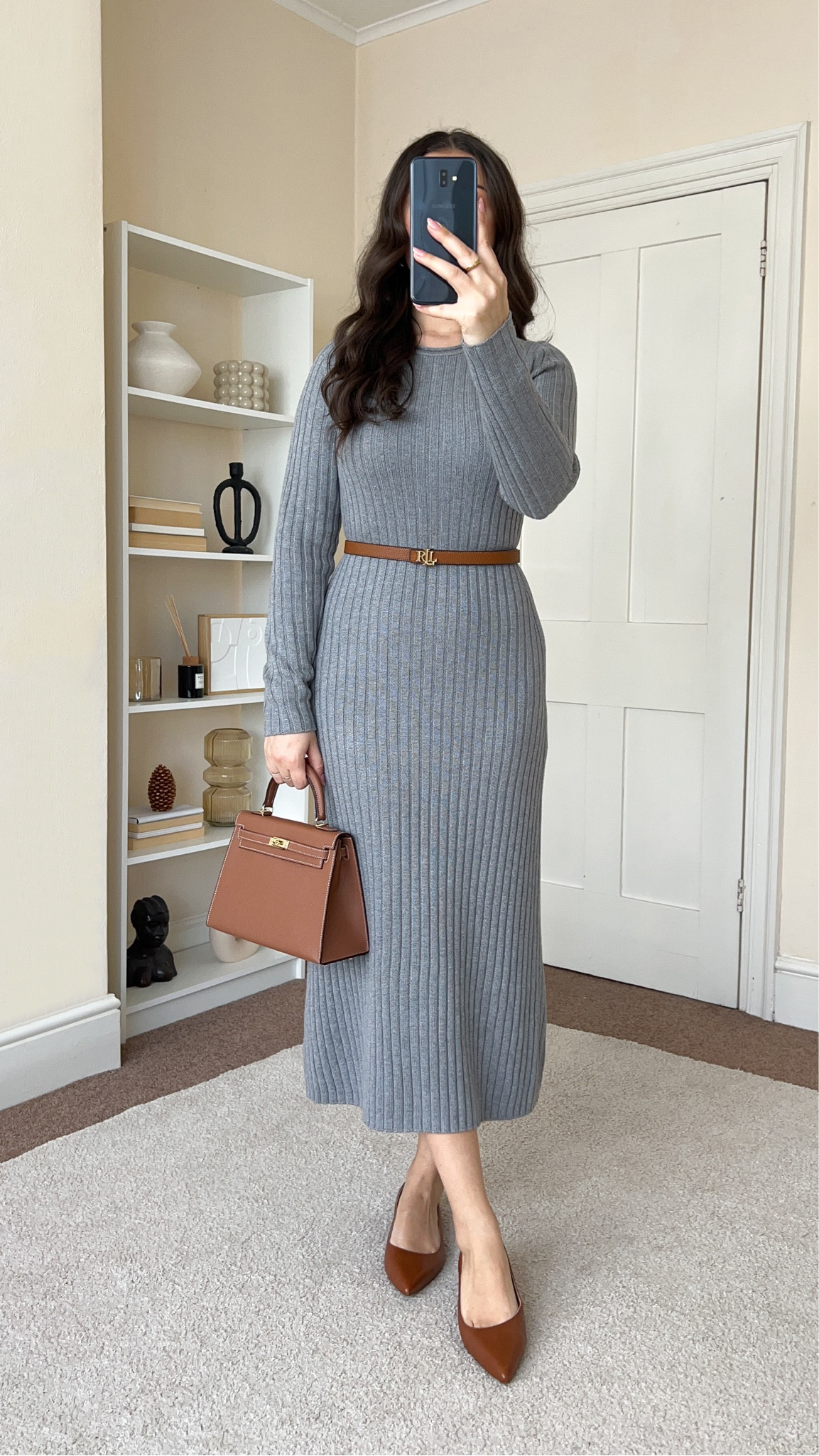 Classy & chic early Spring outfit. Knit dress early Spring outfit.
Dress is from &OtherStories, wearing size S. Belt is from Ralph Lauren. Flats are from Ralph Lauren. Handbag is from TotesLuxeUk, it cannot be linked on LTK, I’ve linked similar .

#LTKfindsunder100 #LTKeurope #LTKstyletip