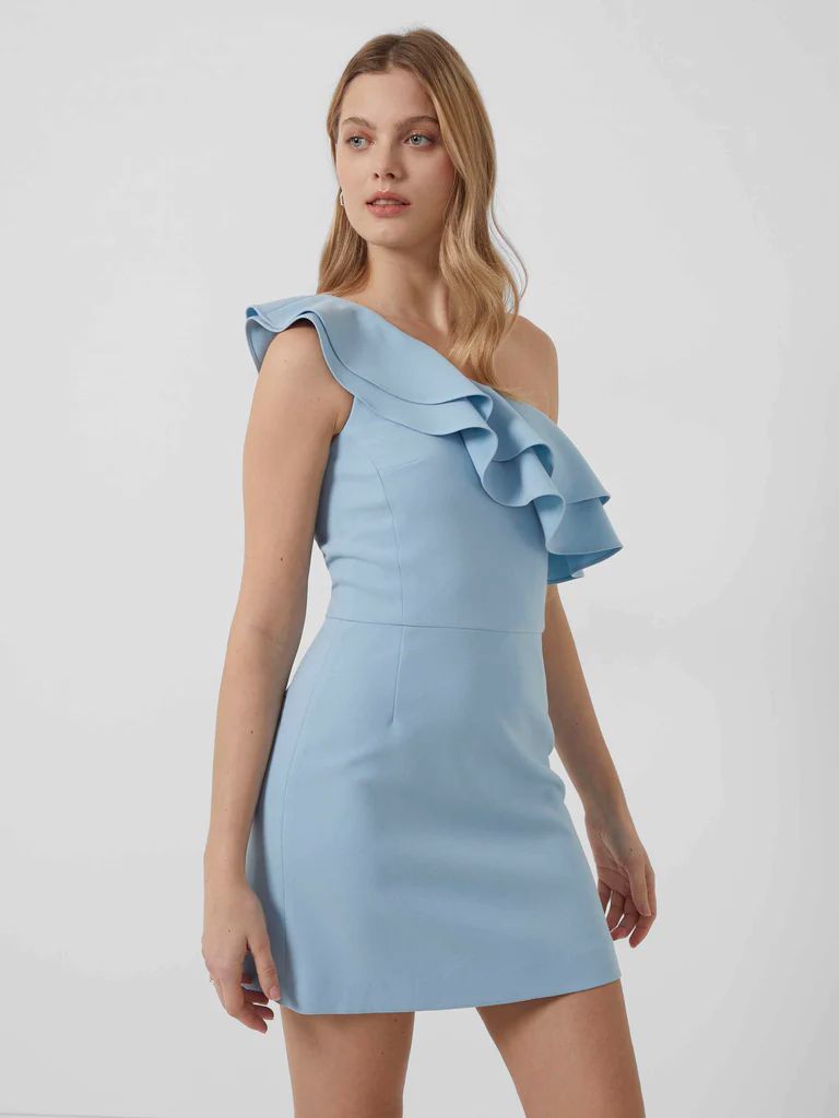 Whipser Asymmetric Ruffle Dress | French Connection (US)