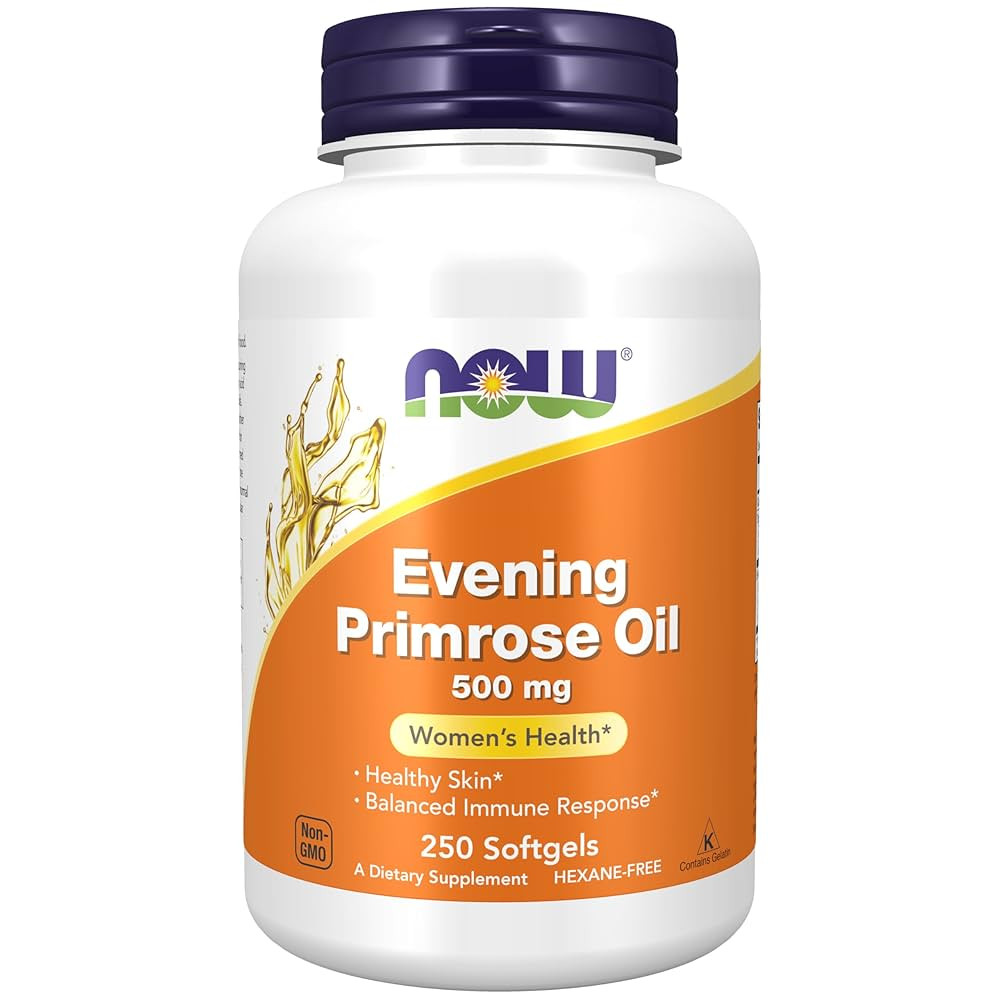 NOW Foods Supplements, Evening Primrose Oil 500 mg with Naturally Occurring GLA (Gamma-Linolenic ... | Amazon (US)