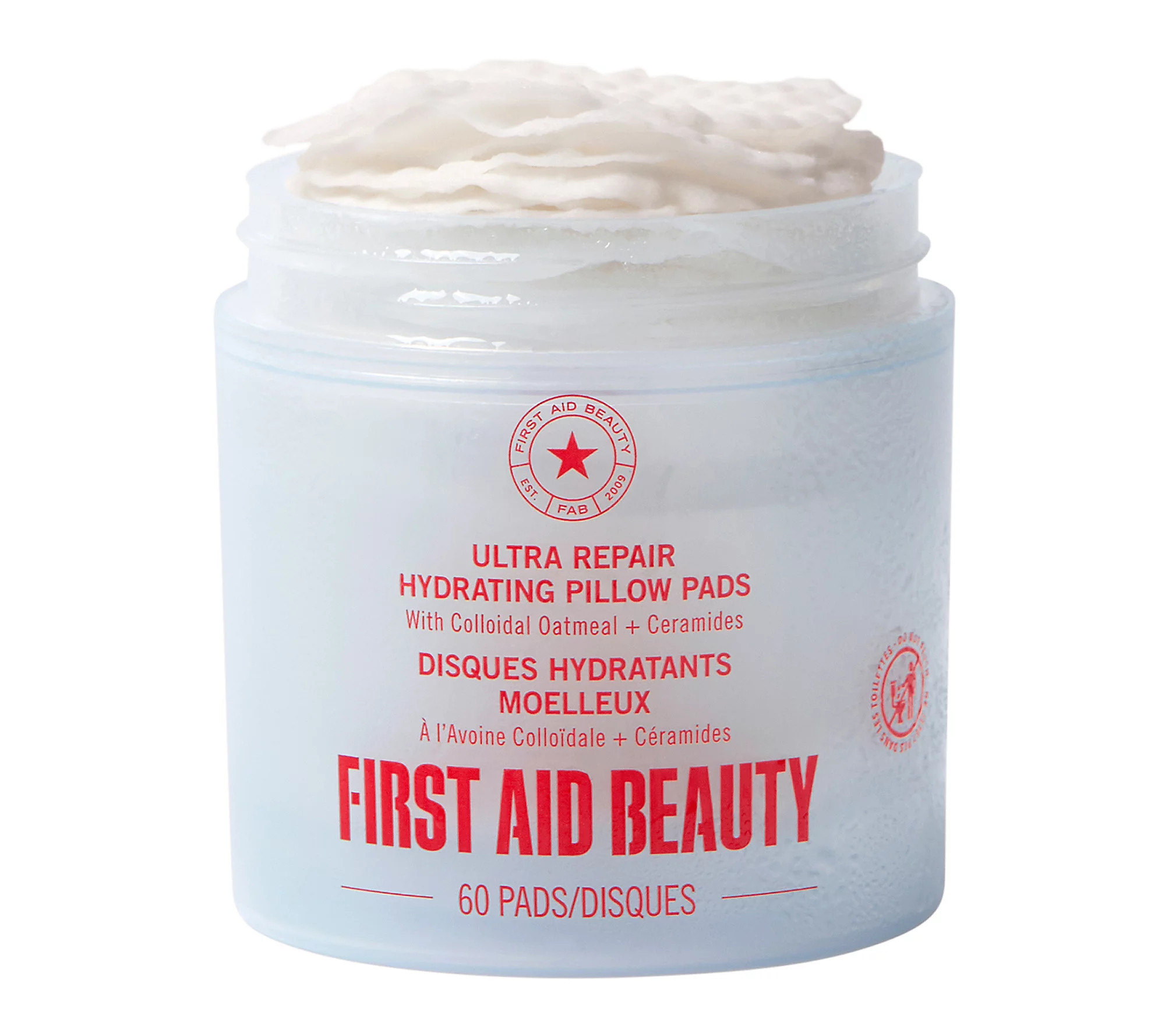 First Aid Beauty ULTRA REPAIR HYDRATING + SOOTH ING PADS 60day | QVC