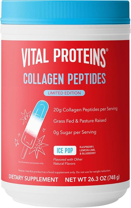 Vital Proteins Collagen Peptides Powder - Ice Pop Flavored Powder for Hair, Nail, Skin, Bone & Jo... | Amazon (US)