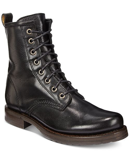 Women's Veronica Combat Leather Booties | Macys (US)