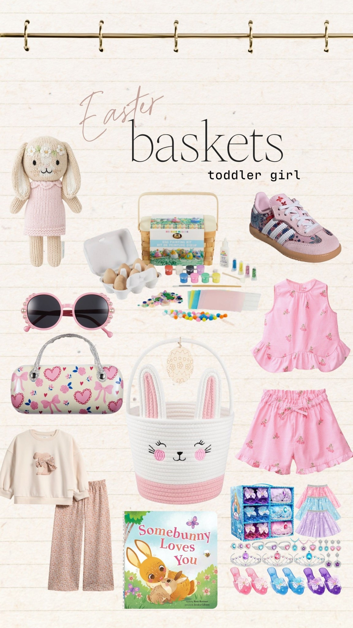 Toddler girl Easter basket 