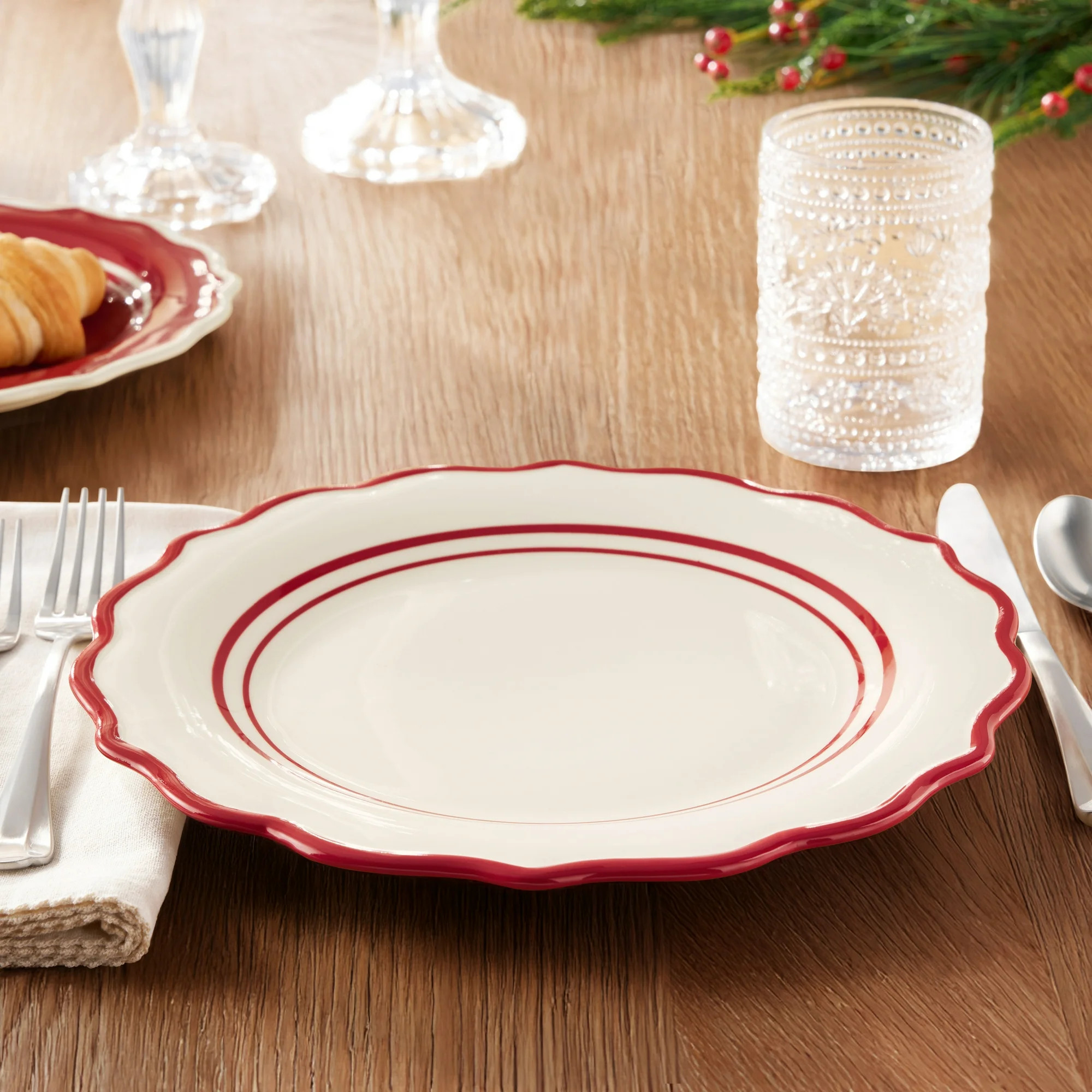 The Pioneer Woman Ainsley 10.5-Inch Dinner Plate, White | Walmart (US)