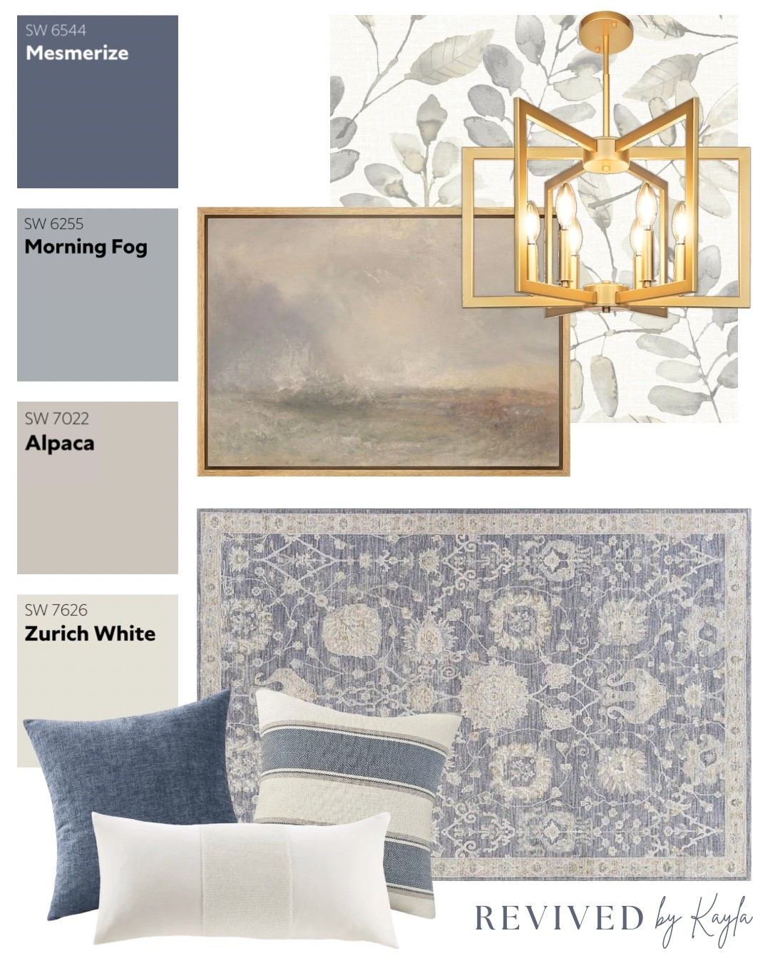 Blue grey room design mood board 💙🩶

#homedecor #homedesign #roomdecor #roomdesign #bluedecor #modern #cozy #traditional #home #decor #interiordesign #homeinspo #decorideas #paintcolors #sherwinwilliams #wayfair #amazon #amazonhome 

#LTKHome