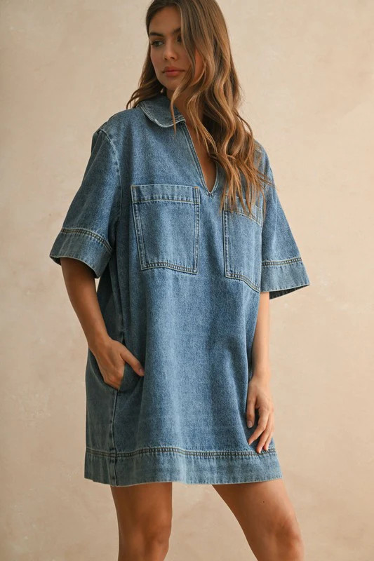 Wren Denim Dress | The Collection TX 