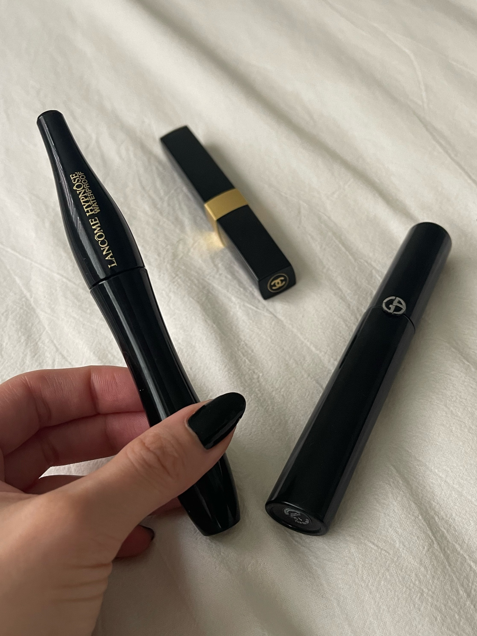 These are my favourite waterproof mascaras for everyday makeup. I use these to add volume and length to my eyelashes and frame the eye. They are long lasting and gentle enough not to rip your eyelashes out at the end of the day. Linked 4 of my favourite.
🤍 Chanel is probably the best, but I find that it doesn’t last very long. It runs out after about a mont to month and a half.
🤍 Armani last a long time and really does a beautiful job. I will always recommend and repurchase this baby. 
🤍 I feel like most people don’t rate Lancôme highly, but this particular mascara works great for me. The first week or two of using this mascara are not the actual experience. It usually applies a thick layer of product. After that initial week, the excess of product is gone and the brush does an amazing job on the lashes. Also, this mascara never ever EVER runs, no mater how heavy it rains or how much you cry. 😂
🤍 Dior is the one that I would buy if I couldn’t get any of the other three. It does the job, but I always feel like the product in the component dries out prematurely. 

#LTKtravel #LTKHalloween #LTKwedding