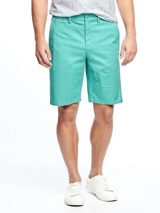 Old Navy Slim Built In Flex Ultimate Khaki Shorts For Men 10" Size 29W - Big island blue | Old Navy US