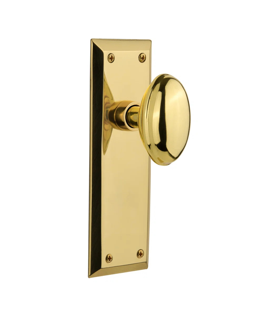 New York Plate with Homestead Door Knob | Wayfair North America