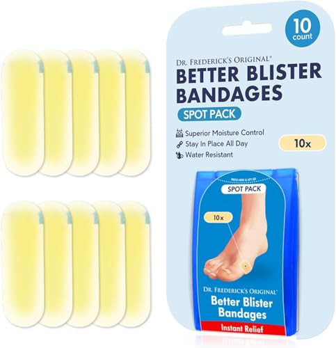 Dr. Frederick's Original Better Blister Bandages Spot Pack - Round Hydrocolloid Blister Pads for Feet, Water-Resistant, Latex-Free, Round Blister Patches, Nude, 10 Count for Shoes | Amazon (US)