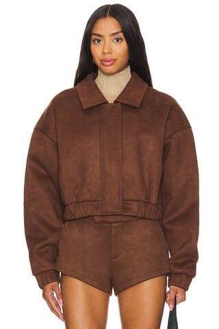Nakedvice The Selene Jacket in Chocolate from Revolve.com | Revolve Clothing (Global)