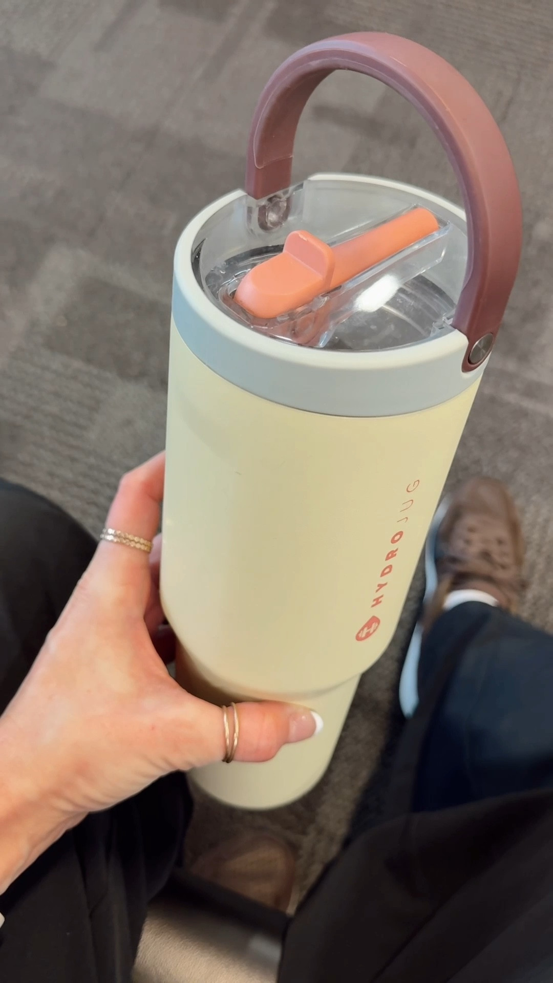 Hydrojug sport is the perfect size for traveling, workouts & everyday use. It’s 32 oz, doesn’t leak & has a bucket handle that lifts up / down. 

#LTKFindsUnder100 #LTKFamily #LTKActive