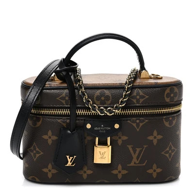 Reverse Monogram Vanity Chain Pouch | FASHIONPHILE (US)
