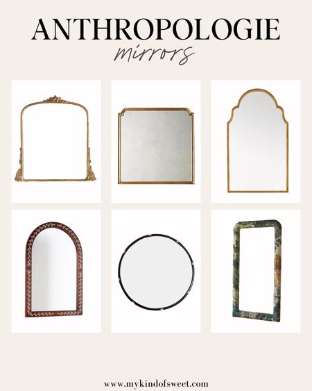 These mirrors from Anthropologie are such a beautiful addition to any space. I love using mirrors to help brighten up a room. 

#LTKStyleTip #LTKHome