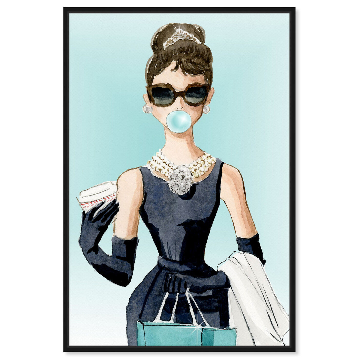 Bubble Gum and Diamonds | Fashion Wall Art | Oliver Gal | Oliver Gal