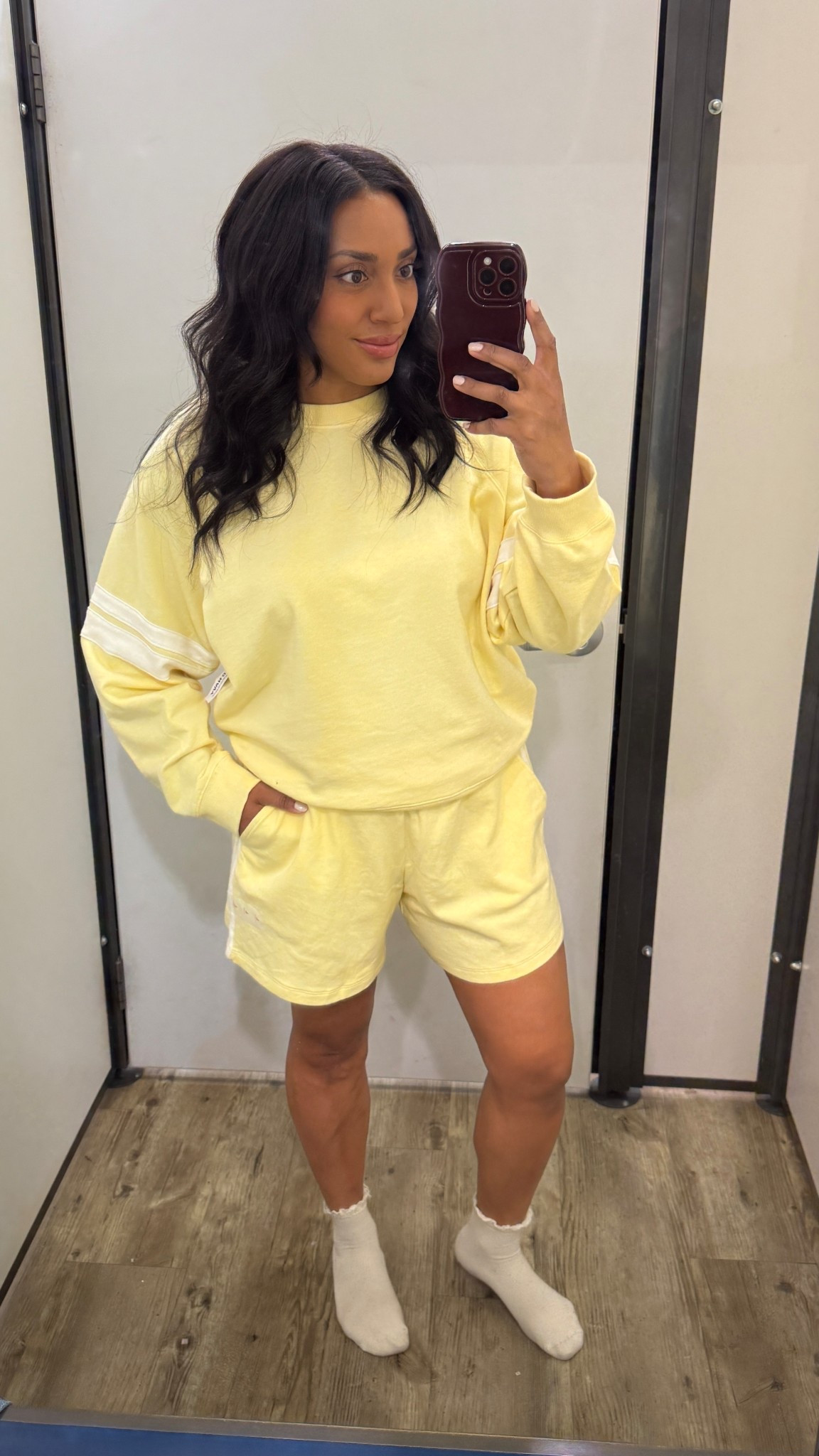 Butter yellow is sooo trendy again this year and we love to see it! Size L in both
Old navy 

#LTKootd #LTKMidsize #LTKSaleAlert