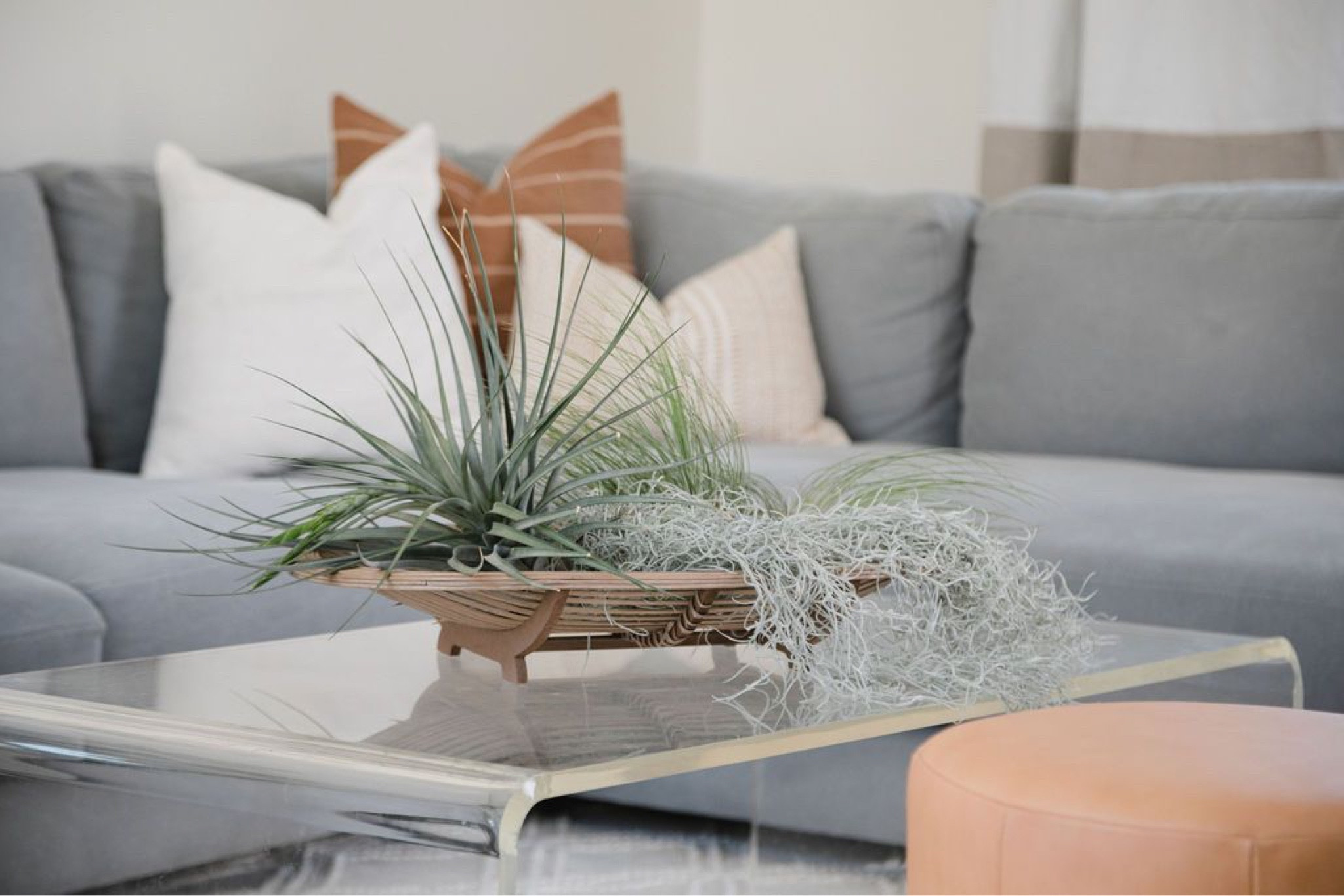 Coastal living room with an effortless, soft vibe.

Coffee table, rug, plant, sectional, pillow, area rug, pouf, throw pillow, coffee table decor, coastal living room, home decor. 

#LTKunder100 #LTKhome