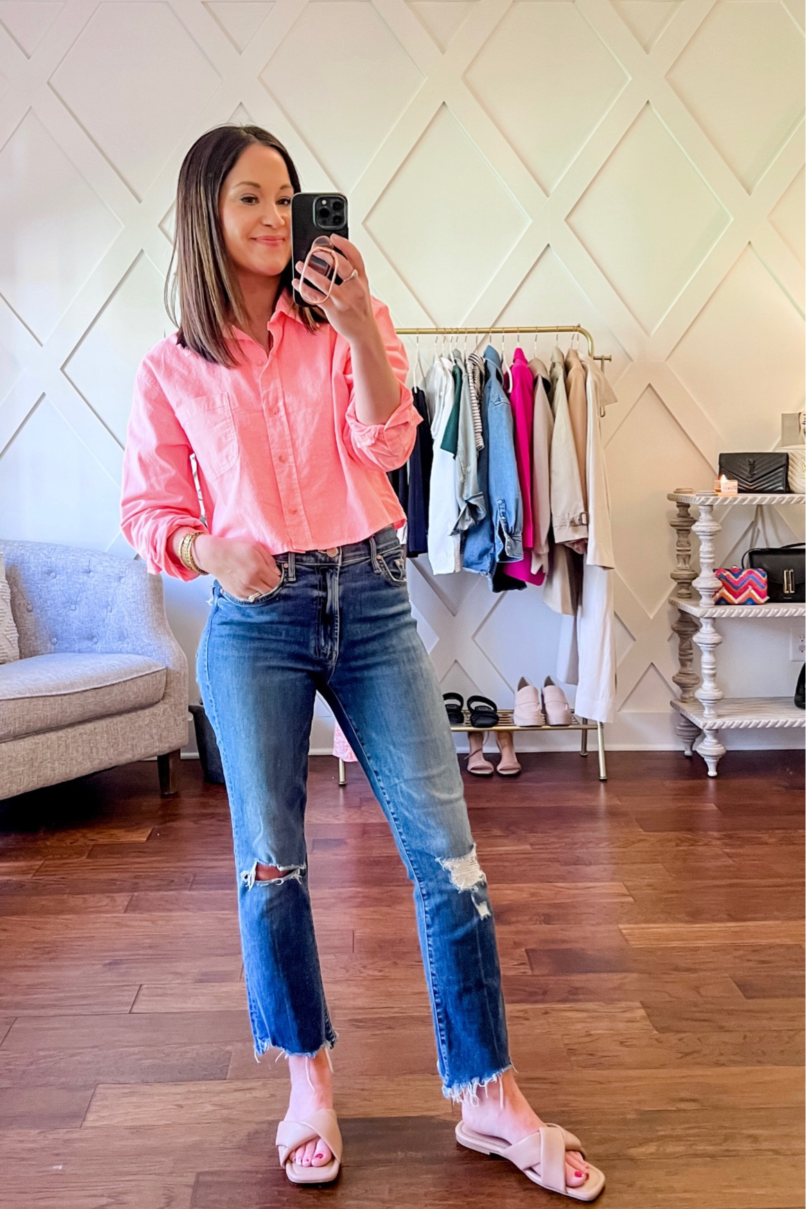 Mother denim on sale now - target top and sandals 

#LTKstyletip #LTKsalealert #LTKSeasonal