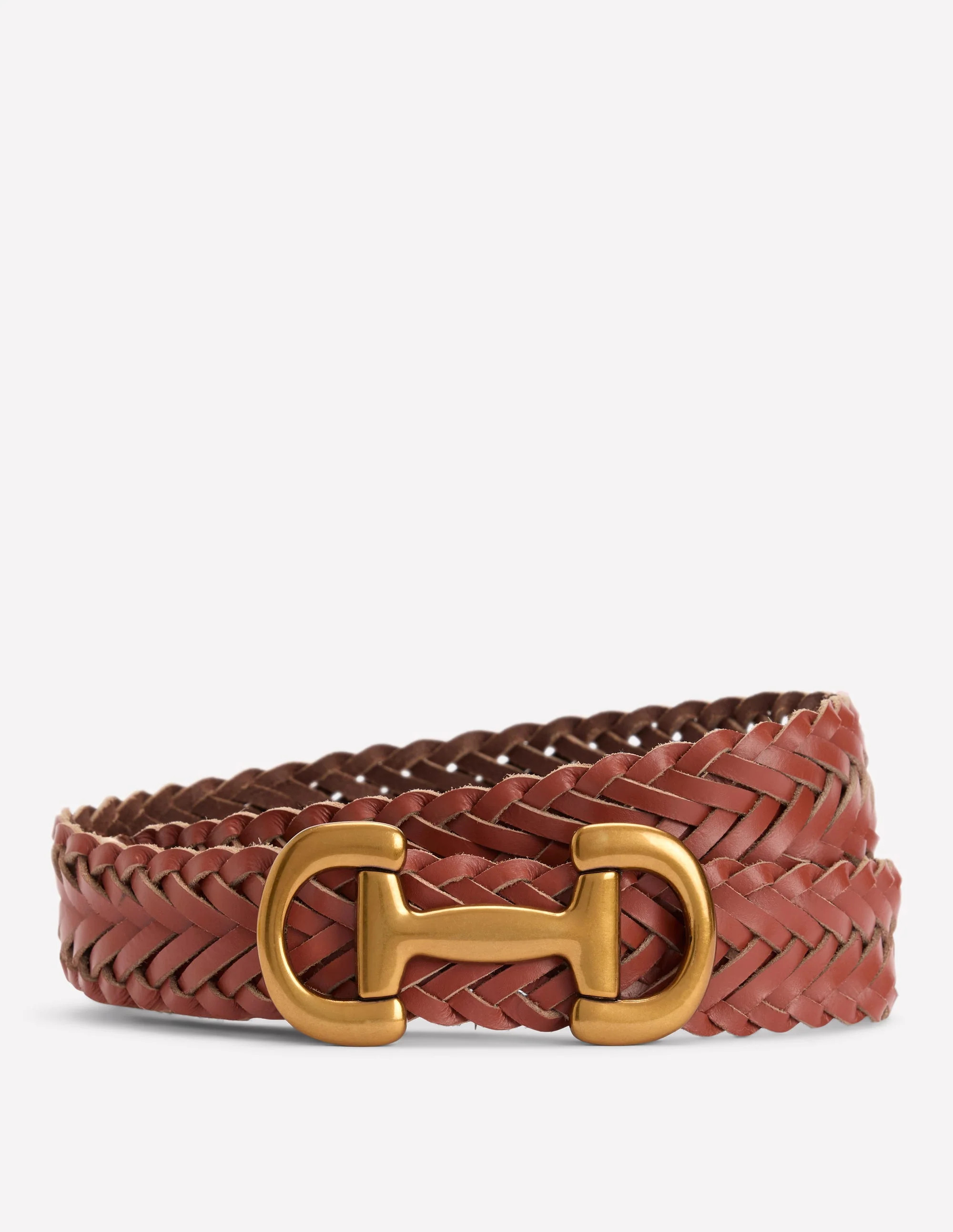 Woven Snaffle Belt-Tan | Boden UK