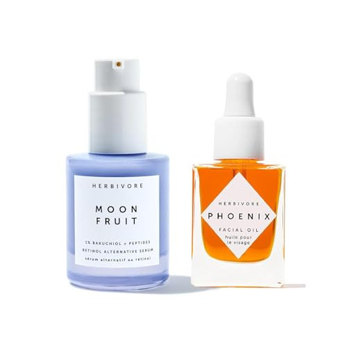 HERBIVORE Wrinkle-Fighting Regimen – MOON FRUIT 1% Bakuchiol & Peptides Serum + PHOENIX Rosehip... | Amazon (US)