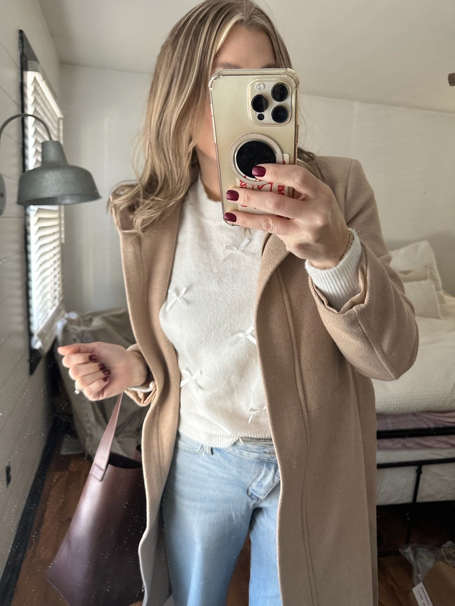LOVE this winter outfit!! I have been reaching for these jeans and this trench coat all season long! So versatile and comfortable. Thesavannahk women’s fashion finds women’s fashion finds mom style inspo casual mom outfit of the day 

#LTKmomlife #LTKSeasonal #LTKootd