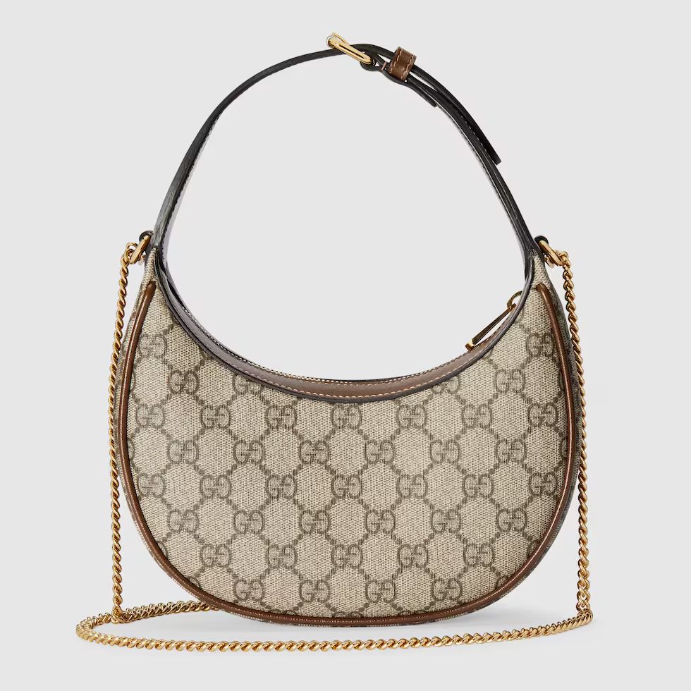 Half-moon-shaped mini bag with Interlocking G | Gucci (US)