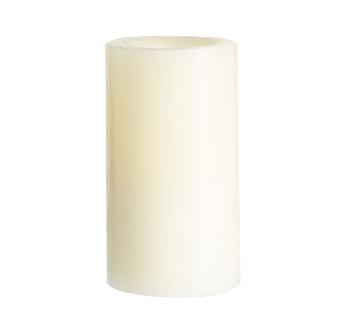 Standard Flameless LED Pillar Candle - Ivory | Pottery Barn (US)
