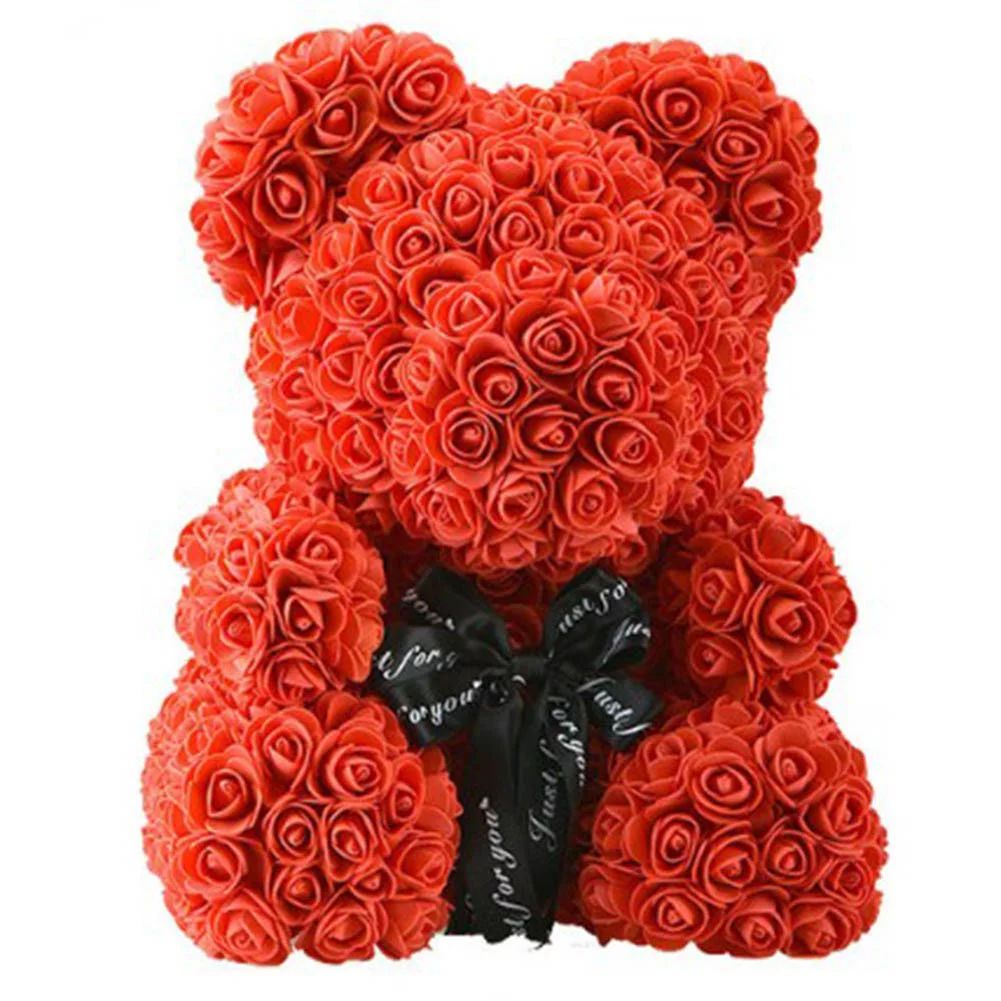 Soap Foam Rose Bear Artificial Flower Fit In A Gift Box For Girlfriend Christmas Day Valentines D... | Walmart (US)