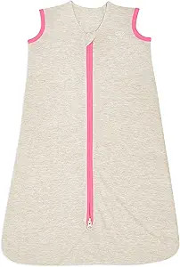 HALO Sleepsack Ideal Temp, Baby Wearable Blanket, TOG 1.0, Oatmeal/Pink, Large | Amazon (US)
