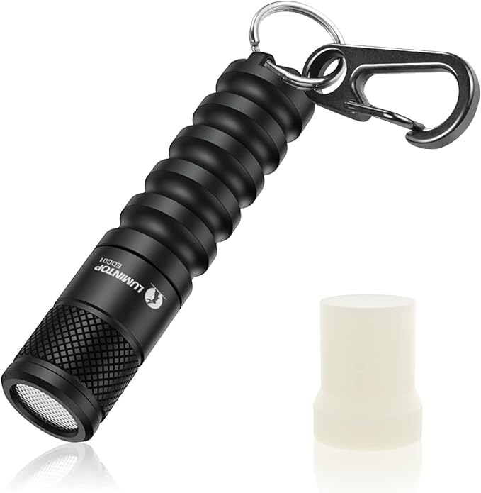 LUMINTOP EDC01 Keychain Flashlight 120 lumens Pocket EDC Flashlights 36 Hours IPX8 Waterproof | Amazon (US)