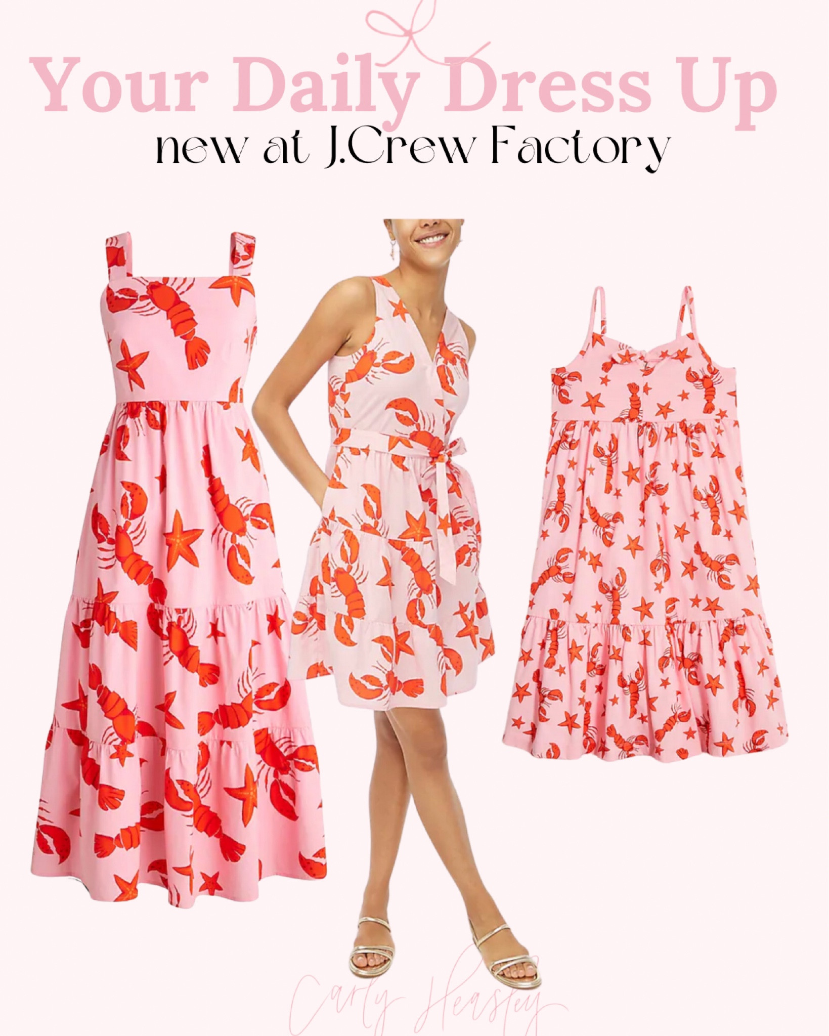 J.crew factory family marching / lobster Dress - vacation dress 

#LTKsalealert #LTKtravel #LTKSeasonal