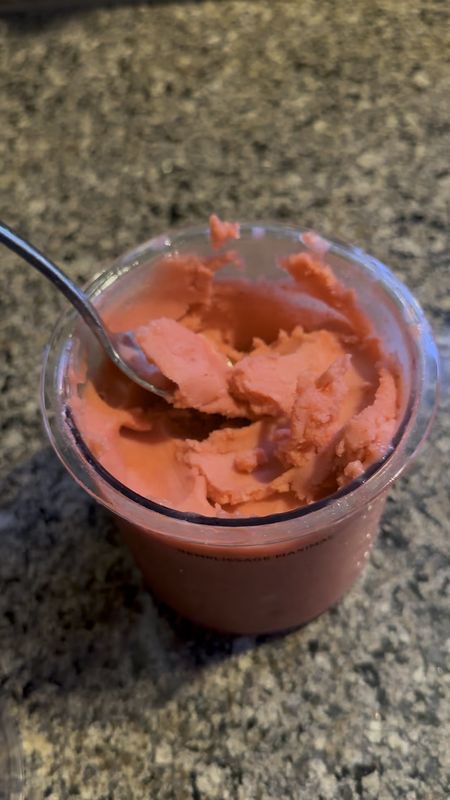 We've had our ninja creami for a year, and it makes the tastiest desserts! This sorbet is just frozen strawberries blended up with some monk fruit sweetener! Use the sorbet setting and respin as many times as needed! 
................
Summer essentials summer fun summer family activities kitchen essentials kitchen must haves Walmart week prime day deals target week sales kid activities family fun family must haves family essentials ninja creami sale ninja creami accessories family summer fun snow cone machine snowcone machine summer party 4th of July party  

#LTKKids #LTKHome #LTKSummerSales