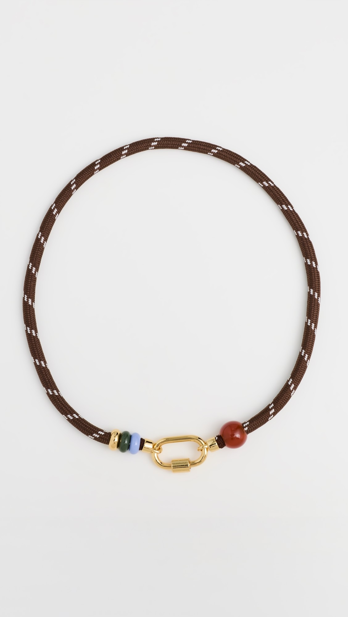 Madewell Semiprecious Carabiner Paracord Charm Necklace | Shopbop | Shopbop