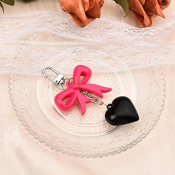 Generic Red Heart Bow Keychain for Women - Y2K Style, Perfect for Bags, Keys, & Accessories at Am... | Amazon (US)