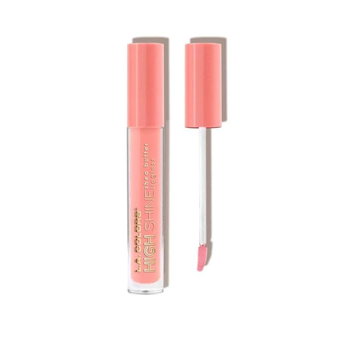 L.A. COLORS High Shine Shea Butter Lip Gloss, Baby Cakes, 0.14 Ounce | Amazon (US)