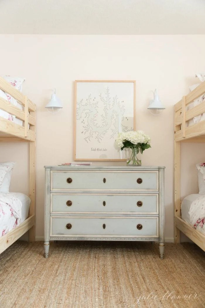 As a minimalist, I like to choose pretty and practical furniture such as the dresser in the girls’ lake cottage bedroom that serves as both storage and a bedside table.

#LTKHome #LTKStyleTip #LTKSaleAlert