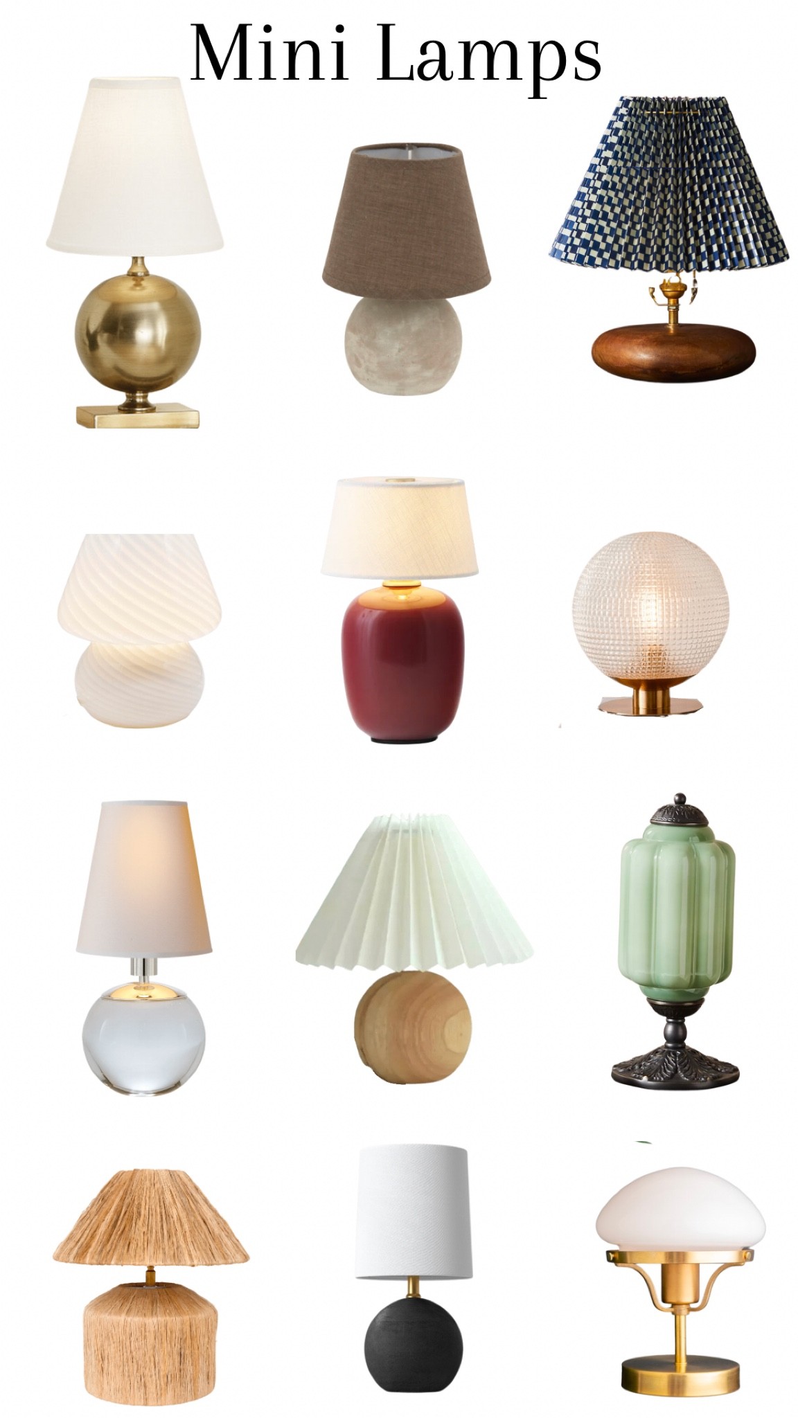 Mini lamps 

#LTKunder50 #LTKhome #LTKstyletip