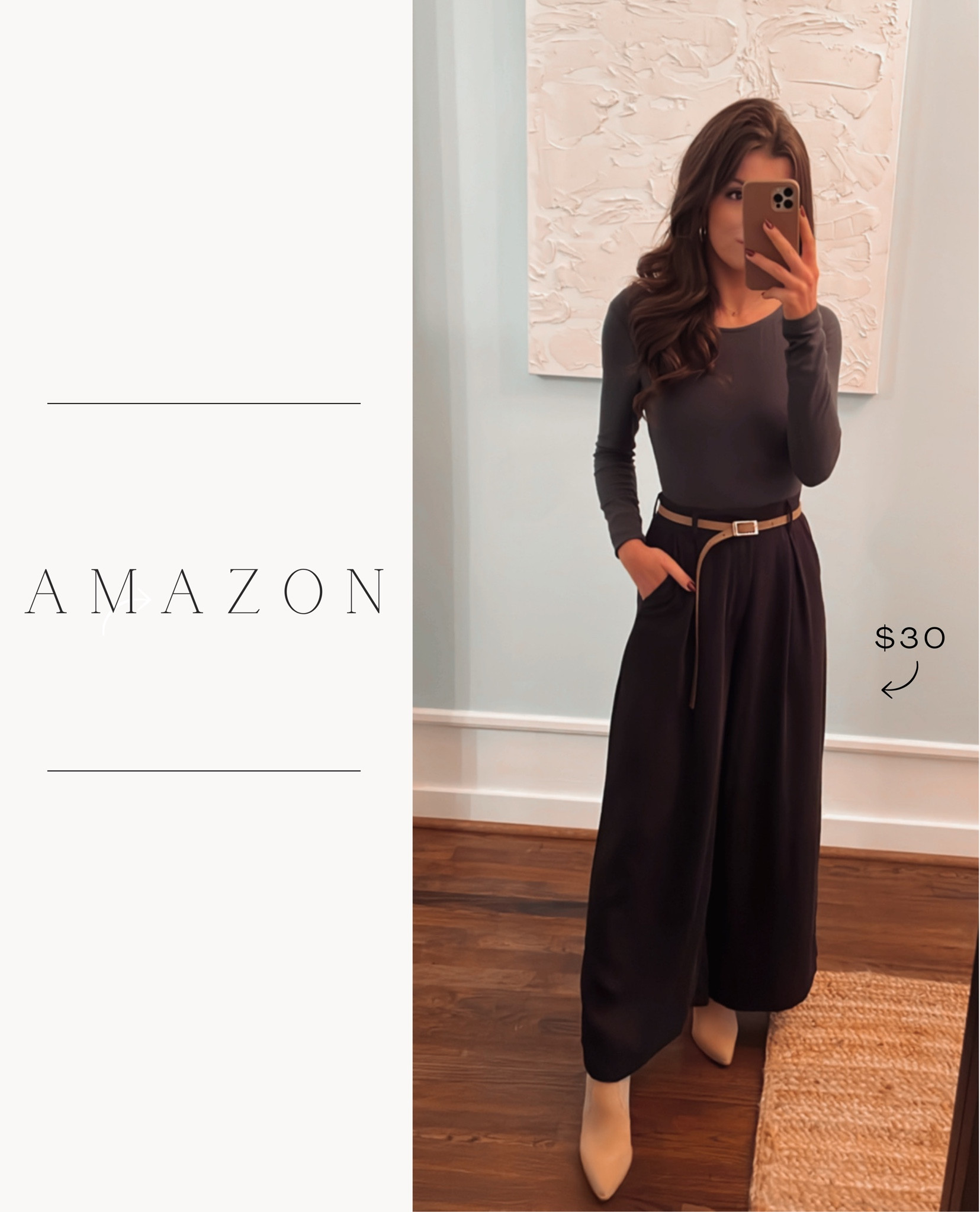 Literally RUN & get these pants in every color!!! Absolutely obsessed! They are the PERFECT length! Didn’t even have to get them altered! 

I’m wearing a size XS Short! 
Boots are in the shade “nude"

#LTKfindsunder50 #LTKworkwear #LTKstyletip