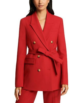Argent Belted Double Breasted Blazer | Bloomingdale's (US)