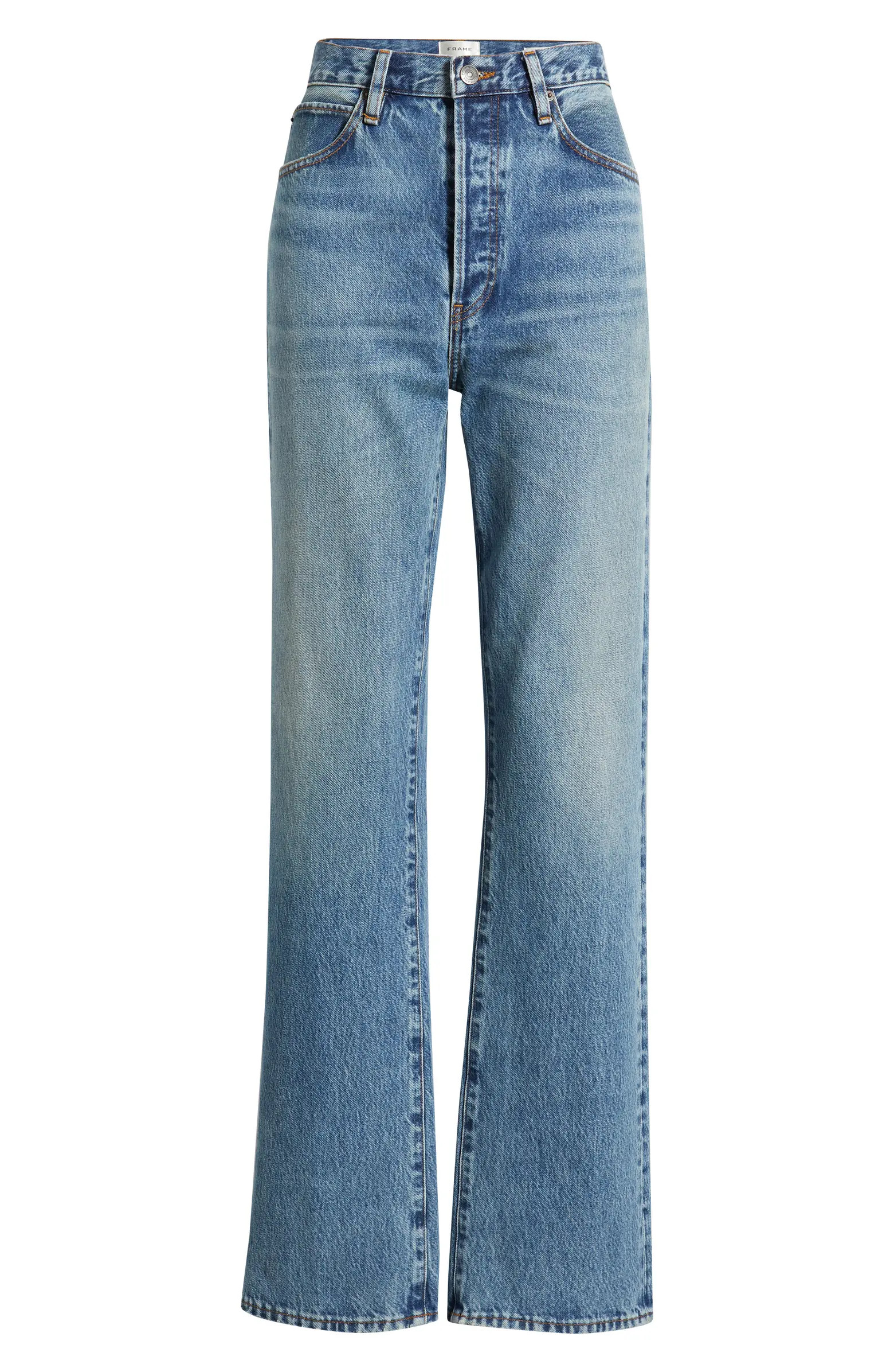 The Vertical High Waist Relaxed Straight Leg Jeans | Nordstrom