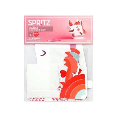 Unicorn Valentine's Day Kids Mailbox Decorating Kit - Spritz™ | Target
