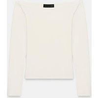 Zara - Off-Shoulder Knit Top - Ecru - S - Woman | Zara US
