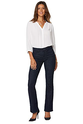 NYDJ womens Barbara Boot-cut jeans, Rinse, 0 Long US | Amazon (US)