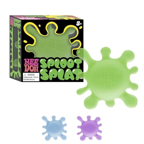 Schylling NeeDoh SplootSplat -The Splat That Sploots - Sensory Toy to Squish, Squeeze, and Pull - Ages 3 and Up - Color May Vary; One Per Pack | Amazon (US)