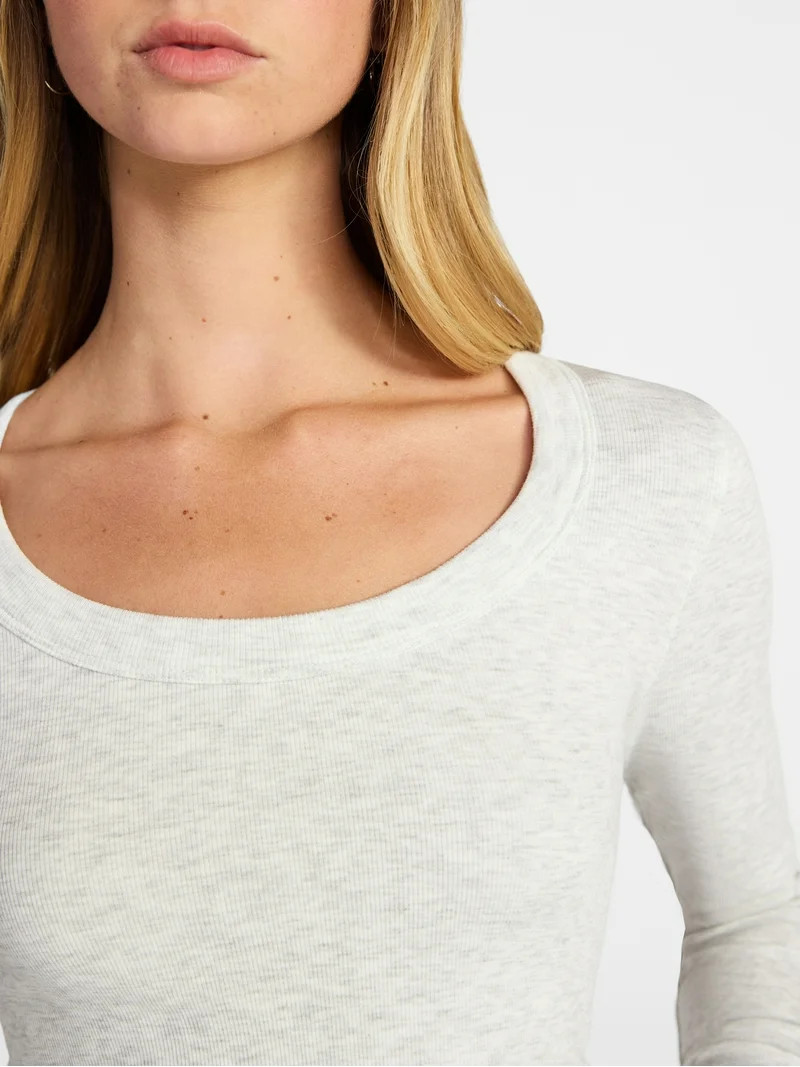 No Boundaries Seamless Scoop Neck Top, Women's XXS-XXL | Walmart (US)