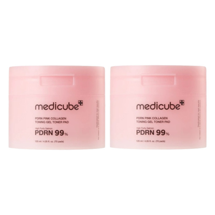 medicube - PDRN Pink Collagen Toning Gel Toner Pad - 120ml/70ea (2ea) Set | Stylevana