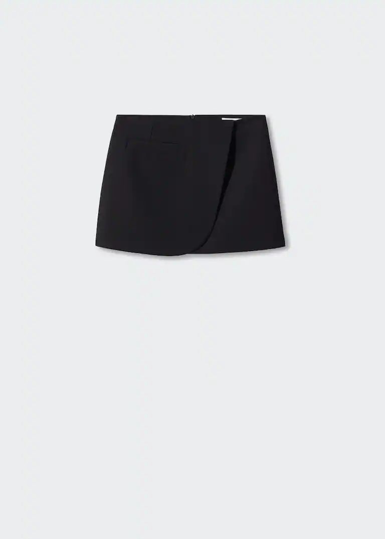 Wrap miniskirt -  Women | Mango USA | MANGO (US)